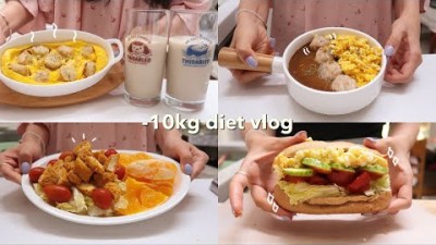 SUB)🫔맛있SUB)🍳계란으로 단백질 가득! 건강한 다이어트식단 요리브이로그(만두카레덮밥,열무비빔밥,콩나물국밥,두부텐더,에그쉬림프)food vlog|slow diet|mukbang|간헐적단식어서 꾸준히 지속가능??